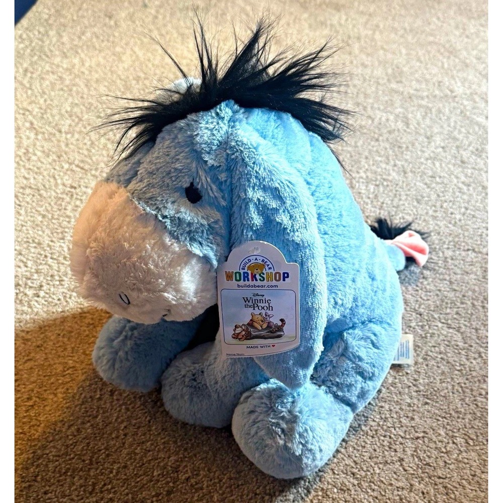 Build-A-Bear Workshop Disney Winnie the Pooh Eeyore Medium Plush 2024 43184